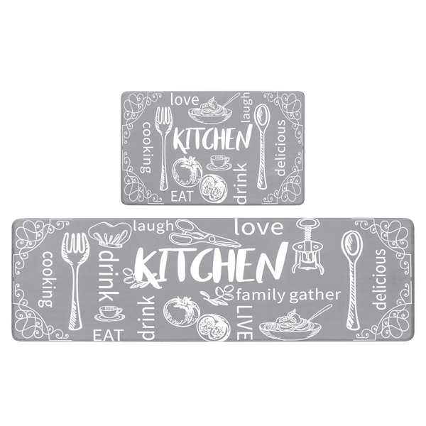 Red Barrel Studio® Kitchen Mats AntiFatigue NonSkid Kitchen Mat